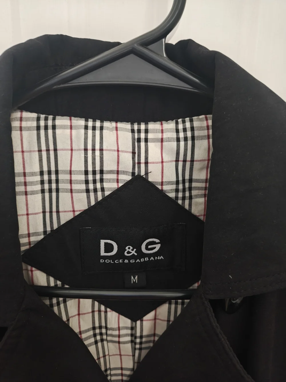 D&G Women’s Black Double-Breasted Trench Coat